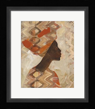 Framed African Beauty I Print