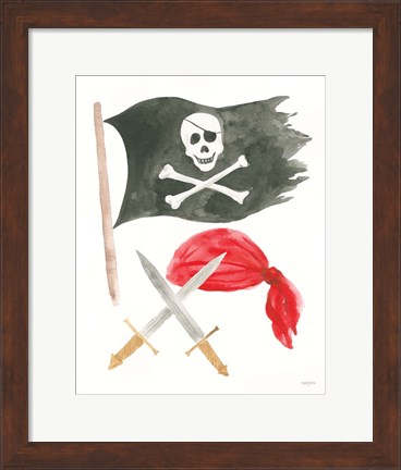 Framed Pirates II on White Print