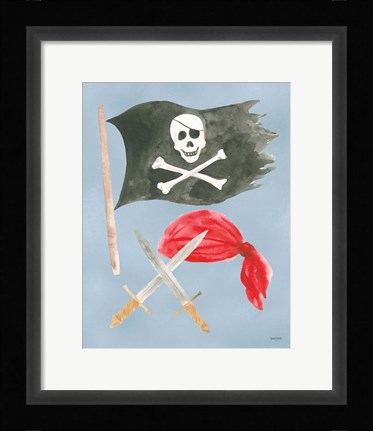 Framed Pirates II Print