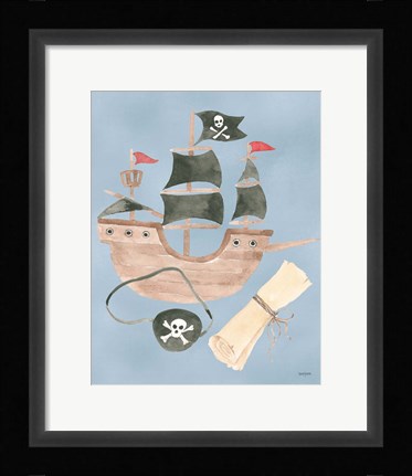 Framed Pirates IV Print
