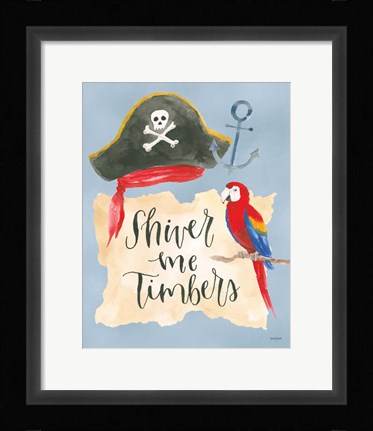 Framed Pirates III Print