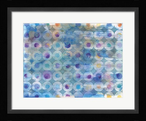 Framed Touching Circles Print