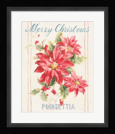 Framed Floursack Holiday III Print