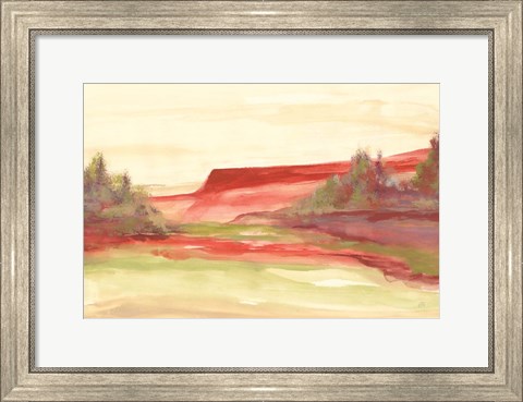 Framed Red Rock V Print