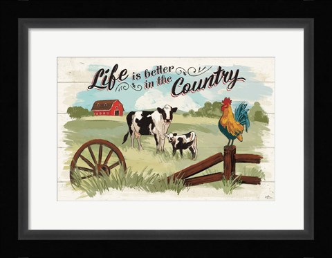 Framed Farm Life I Print
