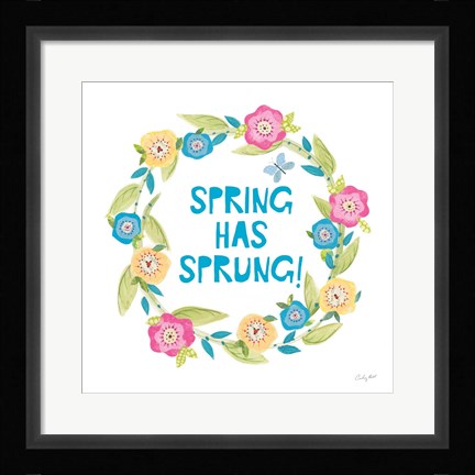 Framed Spring Has Sprung II Print