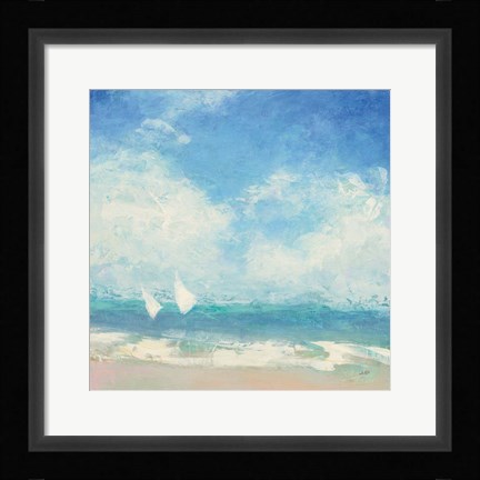 Framed Rounding the Buoy Print