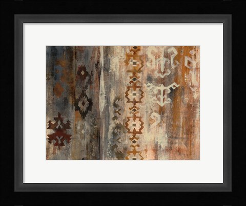 Framed Southwest Design II Print