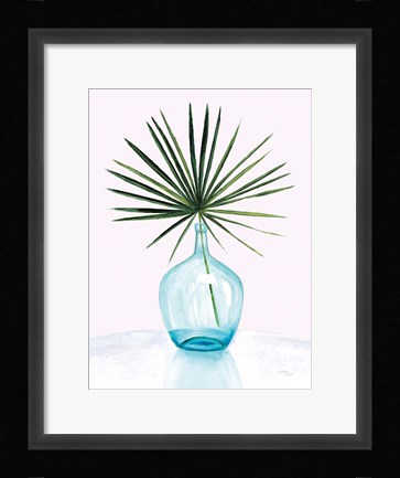 Framed Statement Palms I v2 Print