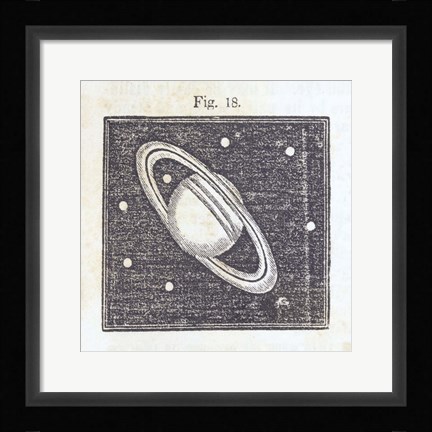 Framed Geography of the Heavens V Print