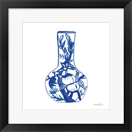 Framed Chinoiserie VIII Print