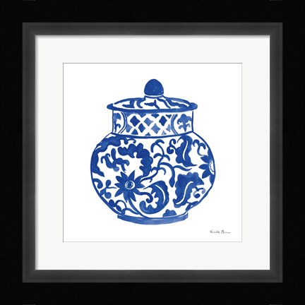 Framed Chinoiserie II Print