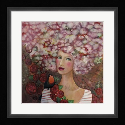 Framed Delphine Print