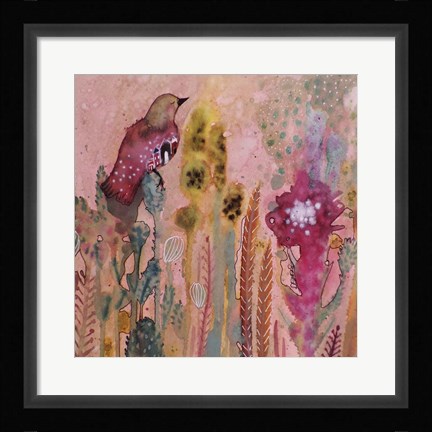 Framed Juste Avant Print