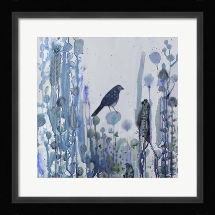 Framed L'heure Bleue Print