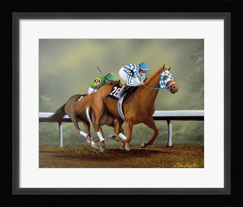 Framed Let Him Go Print