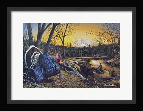 Framed Morning Call Print