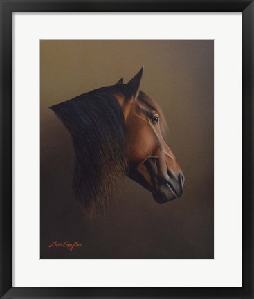 Framed Out to Pasture Print