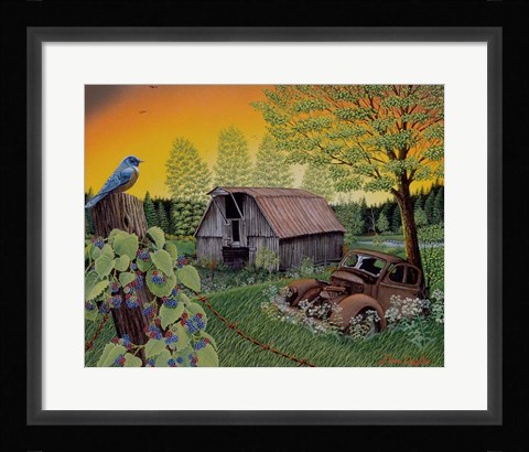 Framed Time Gone By Print