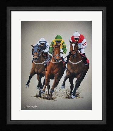 Framed Win, Place or Show Print