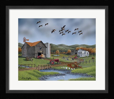 Framed Papaws Place Print