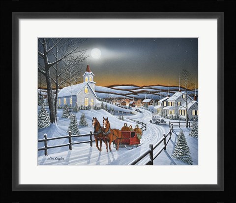 Framed Winter Dreams Print