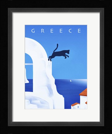 Framed Greece Print