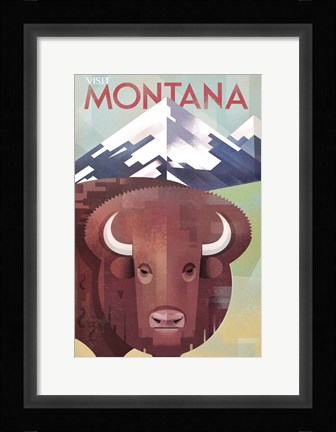 Framed Montana Print