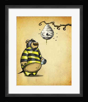 Framed Bumblebear Print