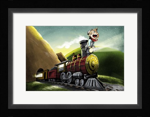 Framed Choo Charlie Print