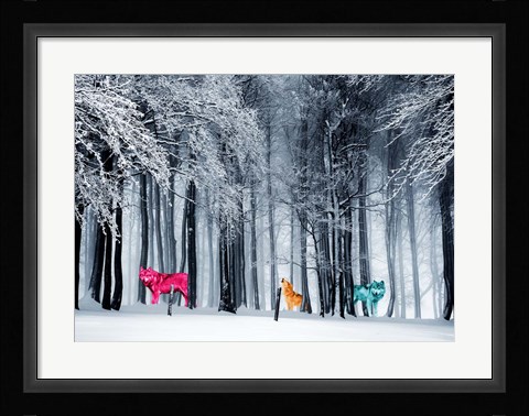 Framed Kings of the Wild Frontier Print