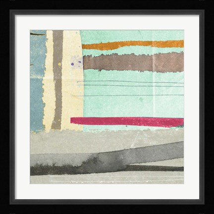 Framed Straight Away II Print