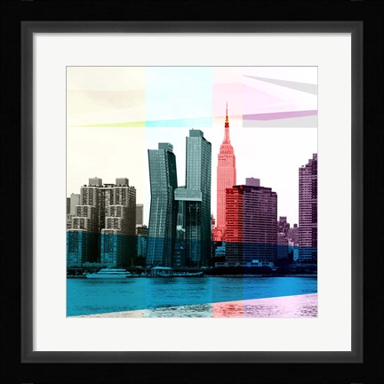 Framed Heart of a City I Print