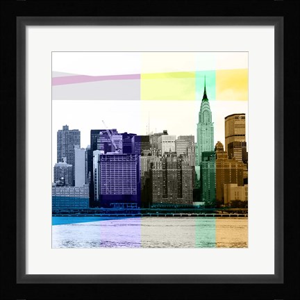 Framed Heart of a City II Print