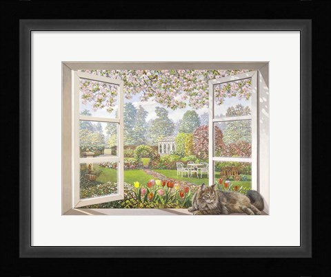 Framed Giardino Italiano Print
