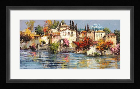 Framed Borgo Italiano Print