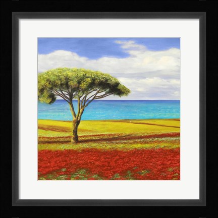Framed Mediterraneo I Print