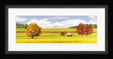 Framed Pianure Serene Print