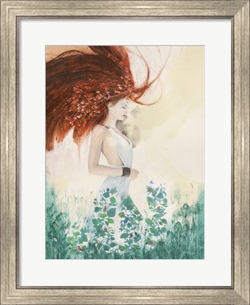 Framed Fairy of Spring Print