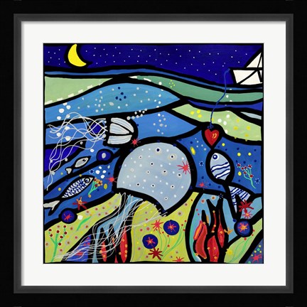 Framed La Medusa Innamorata Print