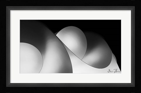 Framed Curves Print
