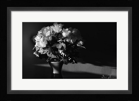 Framed Flowers In Light Print
