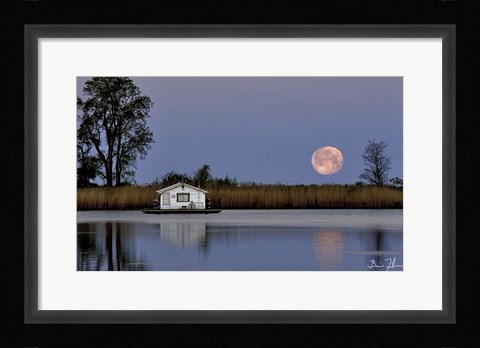 Framed Supermoon 2012 Print