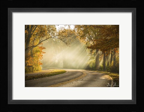 Framed Autumn Drive Print