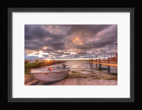 Framed Boat Rental Print
