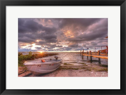 Framed Boat Rental Print