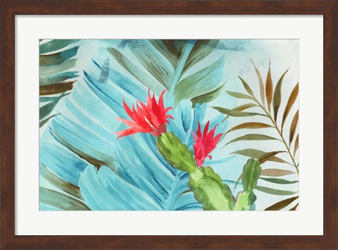 Framed Tropical Mixing Print