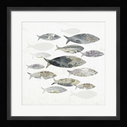 Framed Gone Fishing I Print