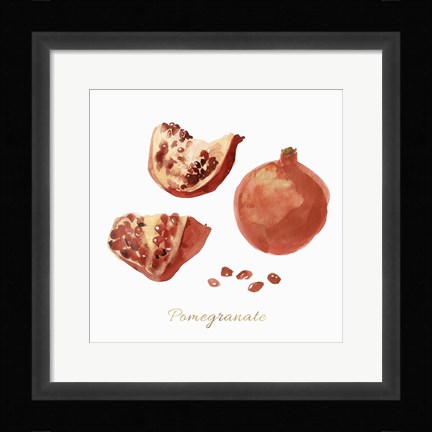 Framed Pomegranate Print