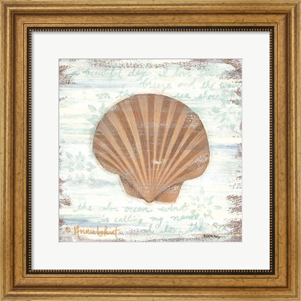 Framed Ocean Scallop Print